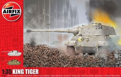 Airfix A1369 King Tiger 1:35 Scale Plastic Model Kit