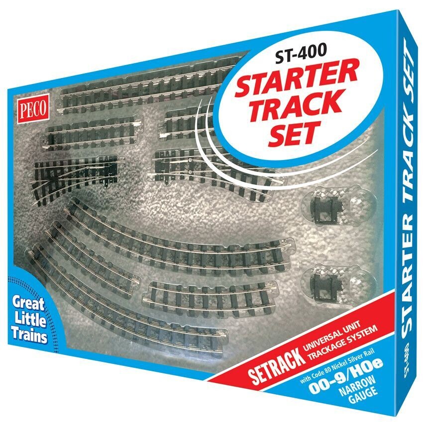Peco ST-400 Starter Track Set, Code 80 00-9 Gauge