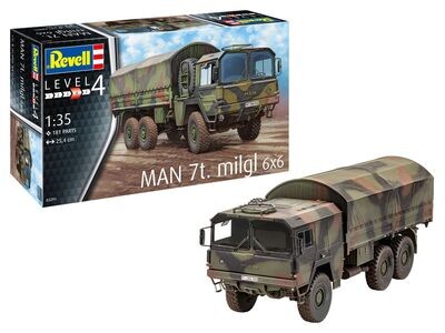 Revell 03291 MAN milgl 6x6 1:35 Scale Plastic Model Kit