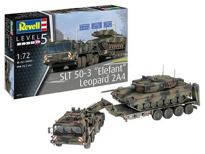 Revell 03311 SLT 50-3 "Elefant"Leopard 2A 1:72 Scale Plastic Model Kit