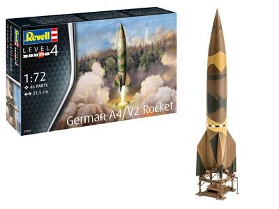 Revell 03309 German A4/V2 Rocket 1:72 Scale Plastic Model Kit