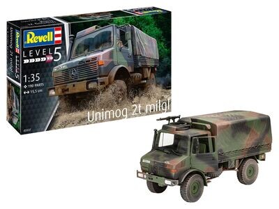 Revell 03337 Unimog 2T Migil 1:35 Scale Plastic Model Kit