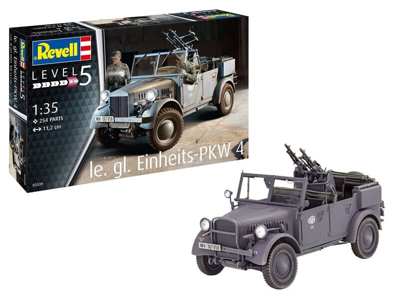 Revell 03339 Einheits PKW KFZ-4 1:35 Scale Plastic Model Kit