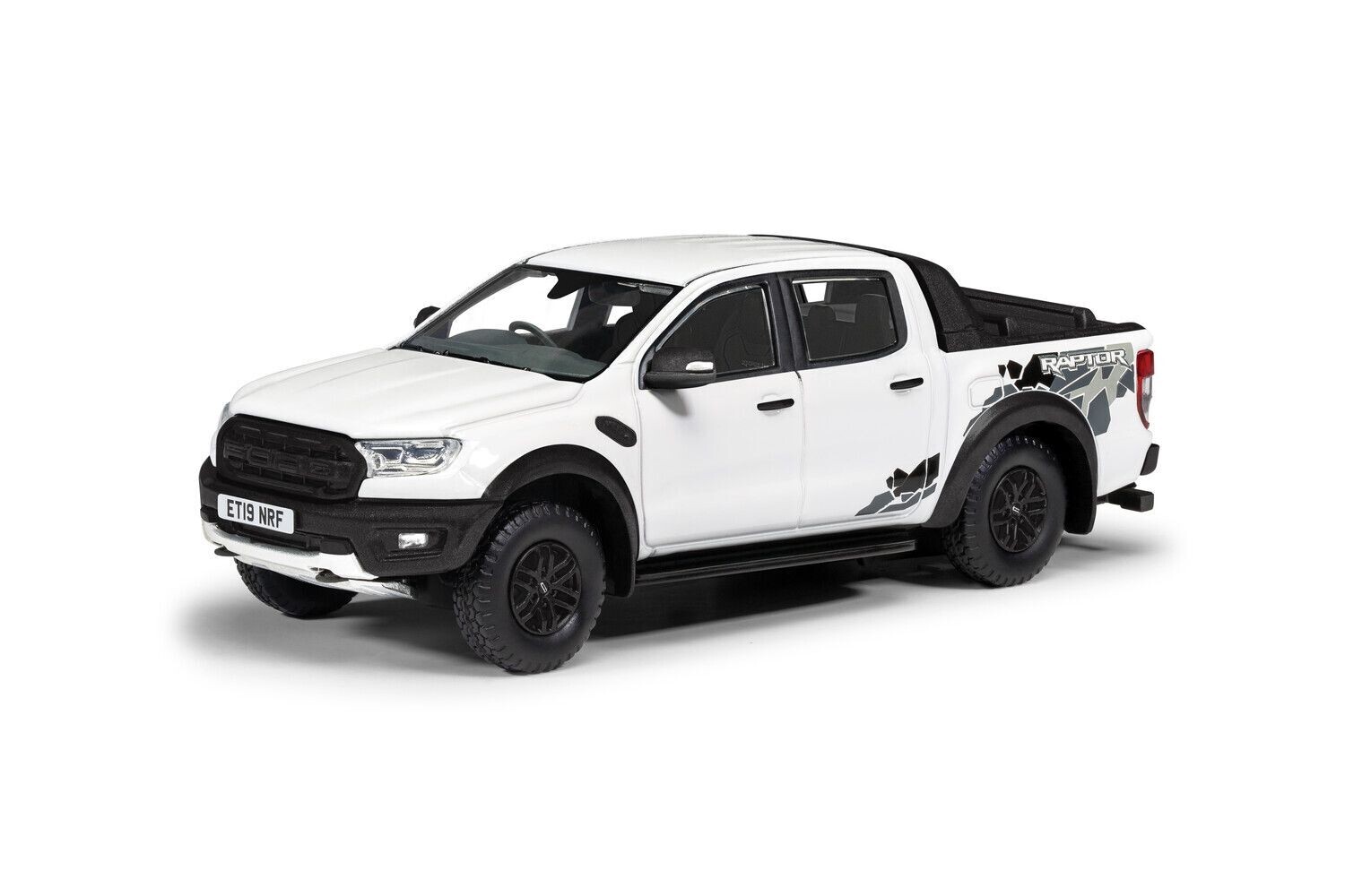 Corgi VA15203 Vanguards Ford Ranger Raptor X, Frozen White Diecast Model