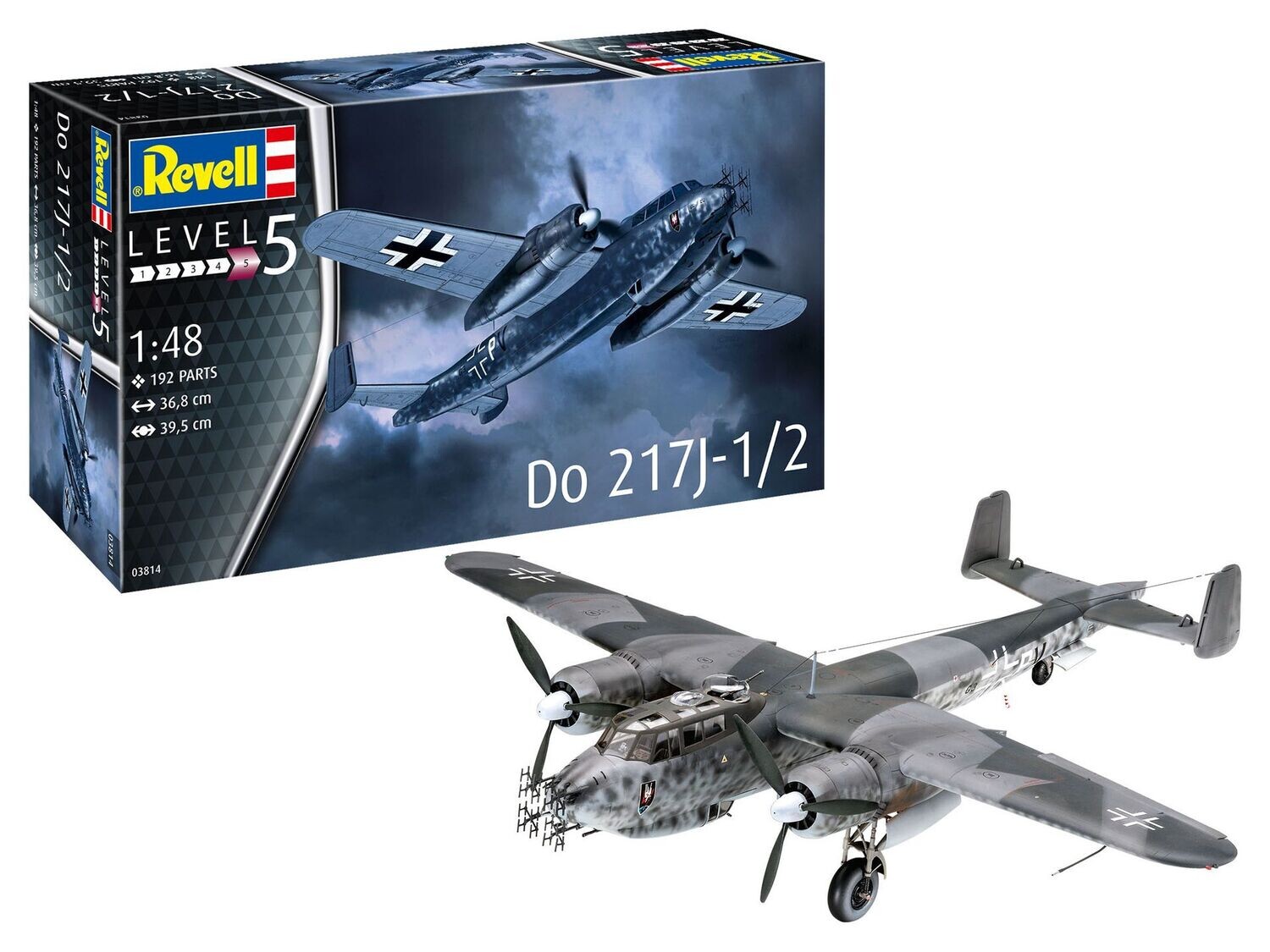 Revell 03814 Do 217J- 1/2 1:48 Scale Plastic Model Kit