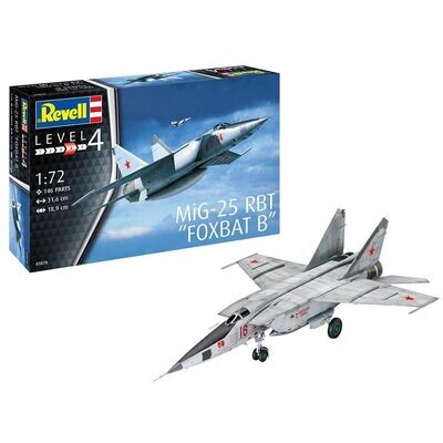 Revell 03878 MiG-25 RBT "Foxbat B" 1:72 Scale Plastic Model Kit