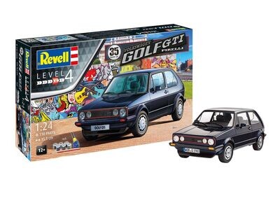 Revell 05694 35 Years of Volkswagen Golf GTI Gift Set 1:24 Scale Plastic Model Kit