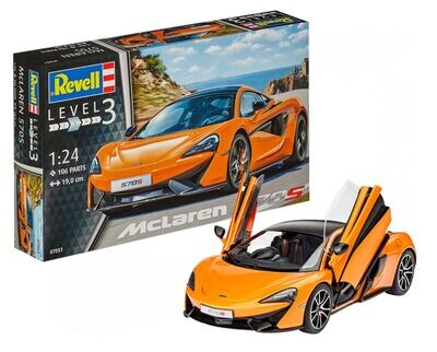 Revell 07051 McLaren 570S 1:24 Scale Plastic Model Kit