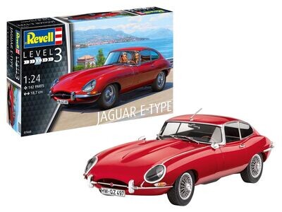 Revell 07668 Jaguar E-Type 1:24 Scale Plastic Model Kit