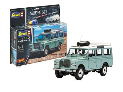 Revell 07047 Land Rover Series III LWB Starter 1:24 Scale Plastic Model Kit