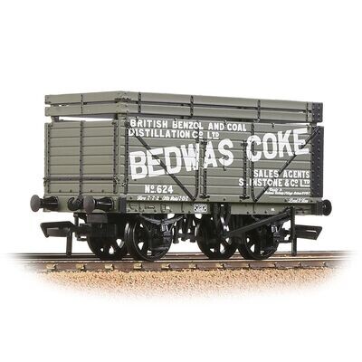 Bachmann 37-205A 8 Plank Wagon Coke Rails 'Bedwas' Grey Era 3