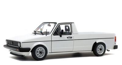 Solido S1803501 VW Caddy- 1983 White 1:18 Scale Diecast Model