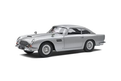 Solido S1807101 Aston Martin DB5 1964 Silver 1:18 Scale Diecast Model