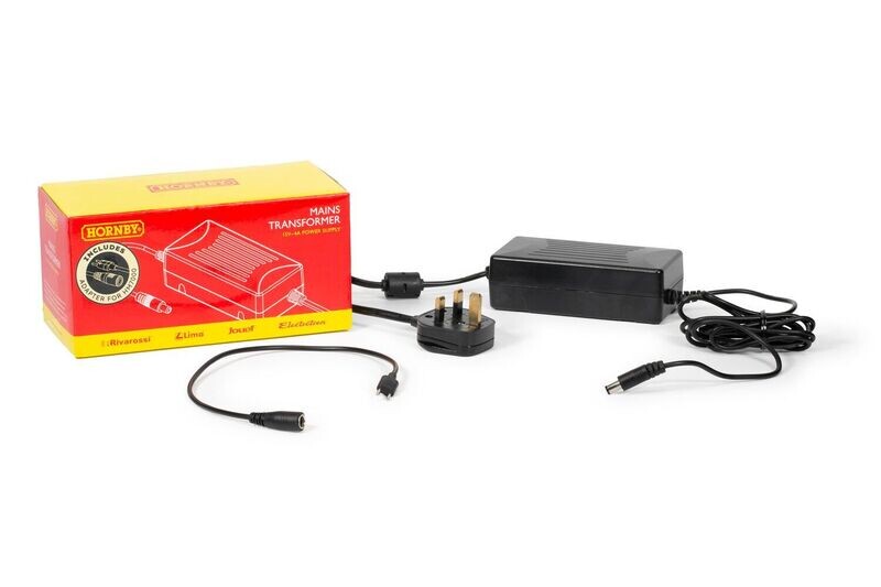 Hornby R7337 15V~4 Amp Transformer (UK) + 15V Power Supply Adapter Bundle