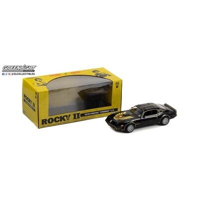 Greenlight 84171 Rocky II (1979) 1979 Pontiac Firebird Trans Am 1:24 Scale Diecast Model