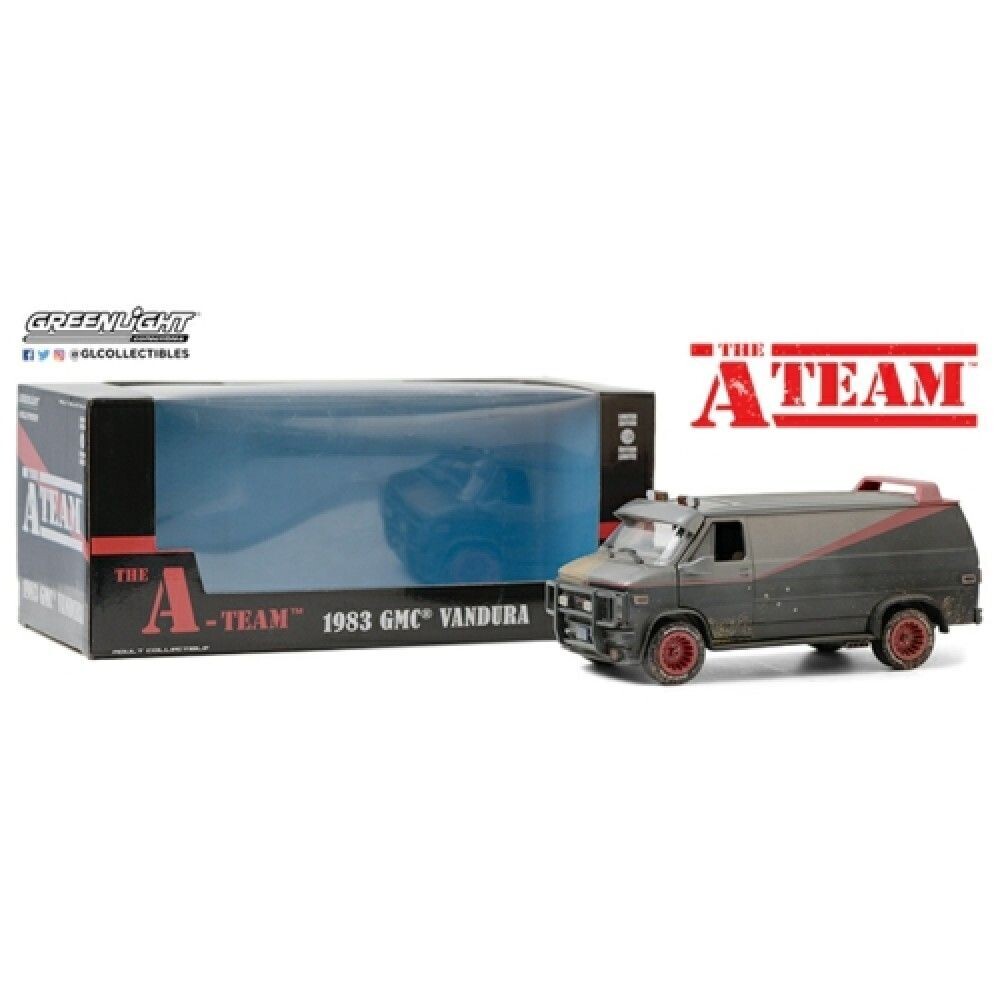 Greenlight 84112 The A-Team (1983-87 Tv Series) - 1983 GMC Vandura 1:24 Scale Diecast Model