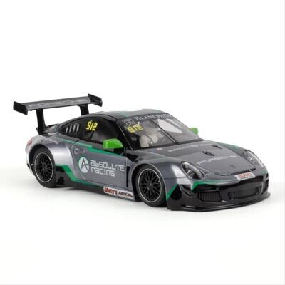 NSR 0345AW Porsche 997 Absolute Racing 912 Green AW King EVO3 Slot Car