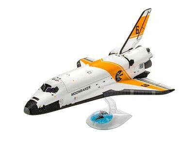 Revell 05665 Gift Set - Moonraker Space Shuttle (James Bond 007) "Moonraker" 1:144 Scale Plastic Model Kit