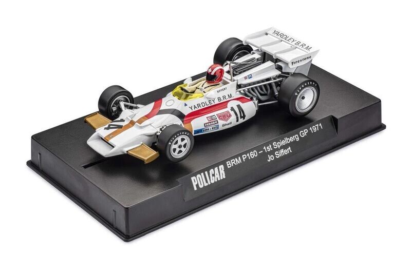 Policar CAR08A BRM P160B 1st Spielberg GP 1971 Jo Siffert Slot Car