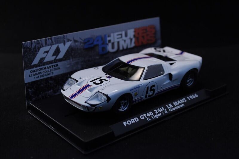 Fly ELM05 Ford GT40 Le Mans 1966 Ligier/Grossman Slot Car