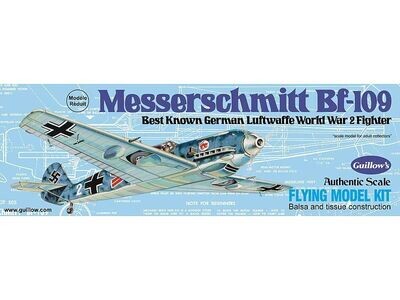 Guillows MesserSchmitt BF-109 1:30 Scale Balsa Model Kit G505