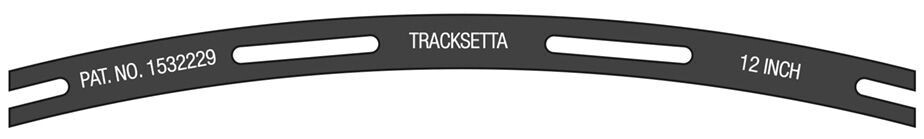 Peco NT12 Tracksetta Template 12" Radius N/009 Gauge