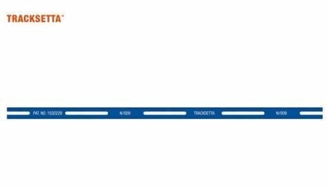 Peco NT10 Tracksetta Template 10" Straight  N/009 Gauge