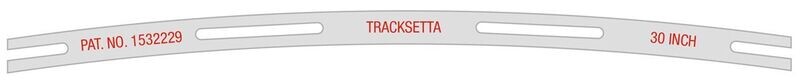 Peco NT30 Tracksetta Template 30" Radius N/009 Gauge