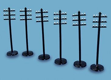 Modelscene by Peco 5080 Telegraph Poles Kit OO/HO Gauge