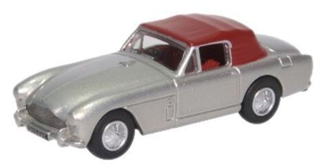Oxford Diecast Aston Martin DB2 MkIII DHC Snow Shadow Silver (76AMDB2004) 1:76 (OO) Scale Model