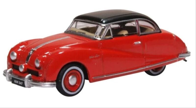 Oxford Diecast Austin Atlantic Saloon Ensign Red (76ATL005) 1:76 (OO) Scale Model
