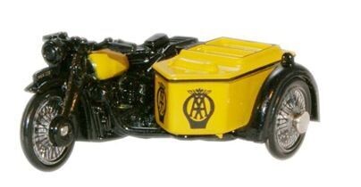 Oxford Diecast BSA Motorcycle And Sidecar AA (76BSA001) 1:76 (OO) Scale Model