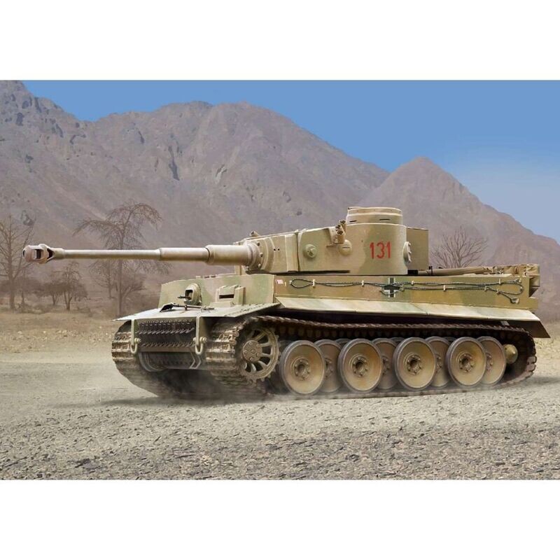 Academy 13422  German Tiger I Early Version, "Red 131", c.1943 1:72 Scale Plastic Model Kit