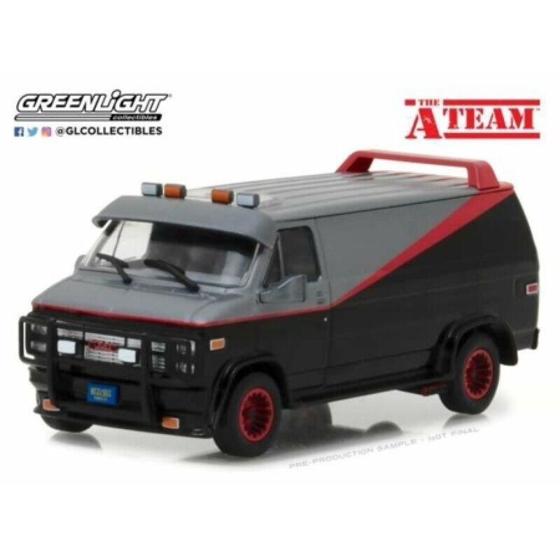 Greenlight 86515 The A Team (1983-87 TV series) GMC Vandura 1:43 Scale Diecast Model