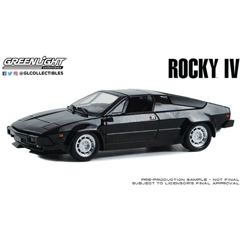 Greenlight 86638 Rocky's 1984 Lamborghini Jalpa P3500 - Rocky IV (1985)1:43 Scale Diecast Model