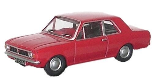 Oxford Diecast Ford Cortina MkII Red (76COR2003) 1:76 (OO) Scale Model