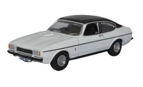 Oxford Diecast Ford Capri Mk2 White (76CPR003) 1:76 (OO) Scale Model