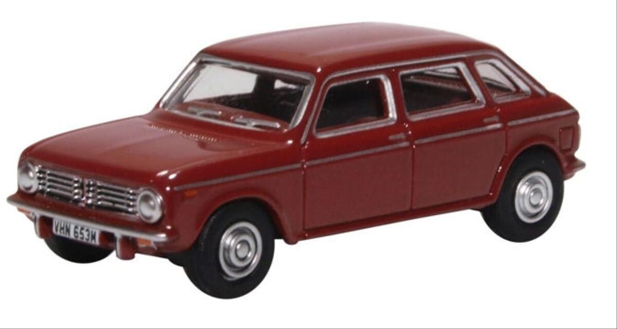 Oxford Diecast Austin Maxi Damask Red (76MX002) 1:76 (OO) Scale Model