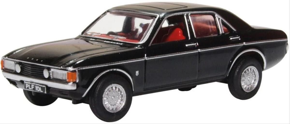 Oxford Diecast Ford Consul Granada Black (76FC006) 1:76 (OO) Scale Model