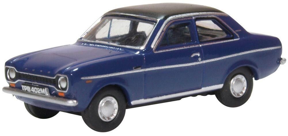 Oxford Diecast Ford Escort Mk1 Purple Velvet (76FE002) 1:76 (OO) Scale Model