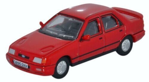 Oxford Diecast Ford Sierra Sapphire Radiant Red (76FS003) 1:76 (OO) Scale Model