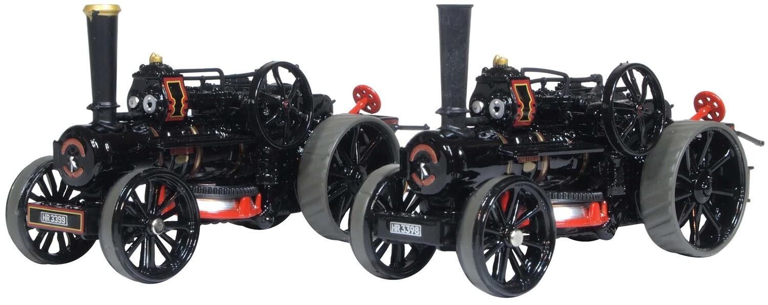 Oxford Diecast Fowler BB1 Ploughing Engine X 2 Master & Mistress (76FBB006) 1:76 (OO) Scale Model