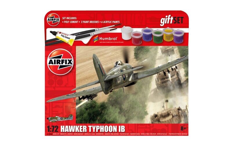 Airfix A55208A Hanging Gift Set - Hawker Typhoon Mk.Ib 1:72 Scale Plastic Model Kit