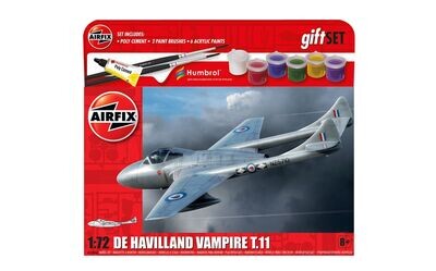 Airfix A55204A Hanging Gift Set - de Havilland Vampire T.11 1:72 Scale Plastic Model Kit