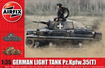 Airfix A1362 German Light Tank Pz.Kpfw.35(t) 1:35 Scale Plastic Model Kit