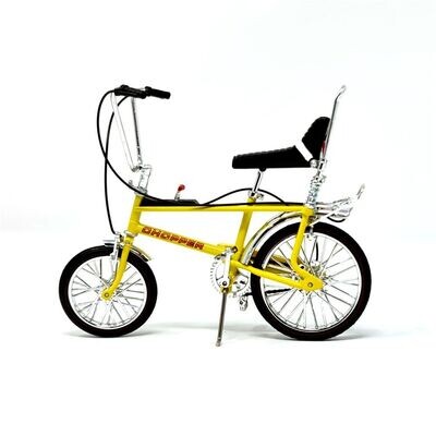 Toyway Diecast Model Raleigh Chopper Mk II Bicycle - Fizzy Yellow