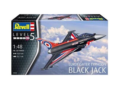 Revell 03820 Eurofighter Typhoon Black Jack 1:48 Scale Plastic Model Kit