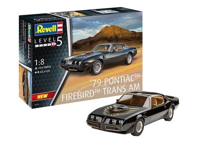 Revell 07710 Pontiac Firebird Trans Am 1:8 Scale Plastic Model Kit