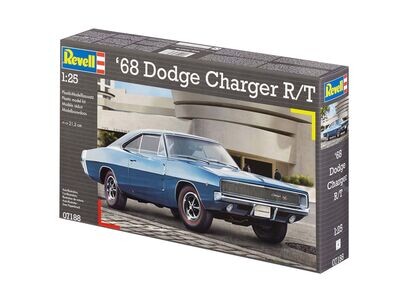 Revell 07188 1968 Dodge Charger R/T 1:25 Scale Plastic Model Kit