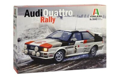 Italeri 3642 Audi Quattro Rally 1:24 Scale Plastic Model Kit